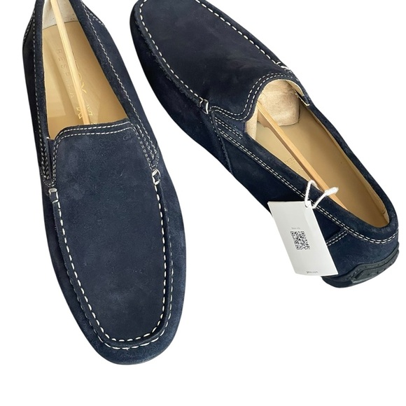 GEOX Respira Men Navy Breathable‎ Italian Patent Suede
Driving Shoes size 43.5 main image 9